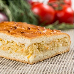 Пирог со свежей капустой и яйцом 1кг
